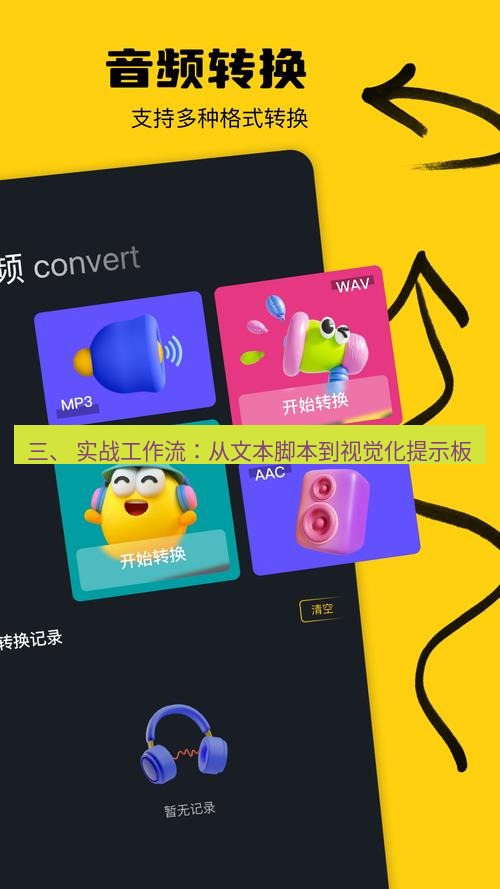 截图工具 三、 实战工作流：从文本脚本到视觉化提示板