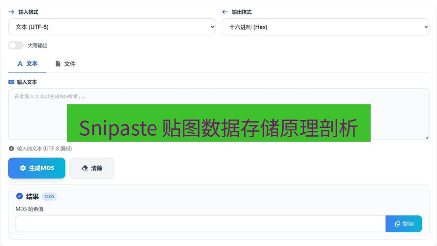 截图工具 Snipaste 贴图数据存储原理剖析