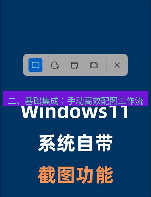 截图工具 二、基础集成：手动高效配图工作流