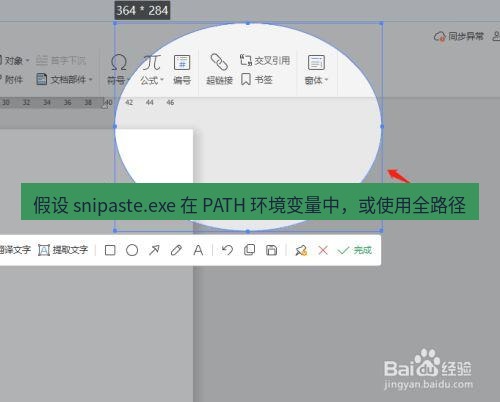 截图工具 假设 snipaste.exe 在 PATH 环境变量中，或使用全路径