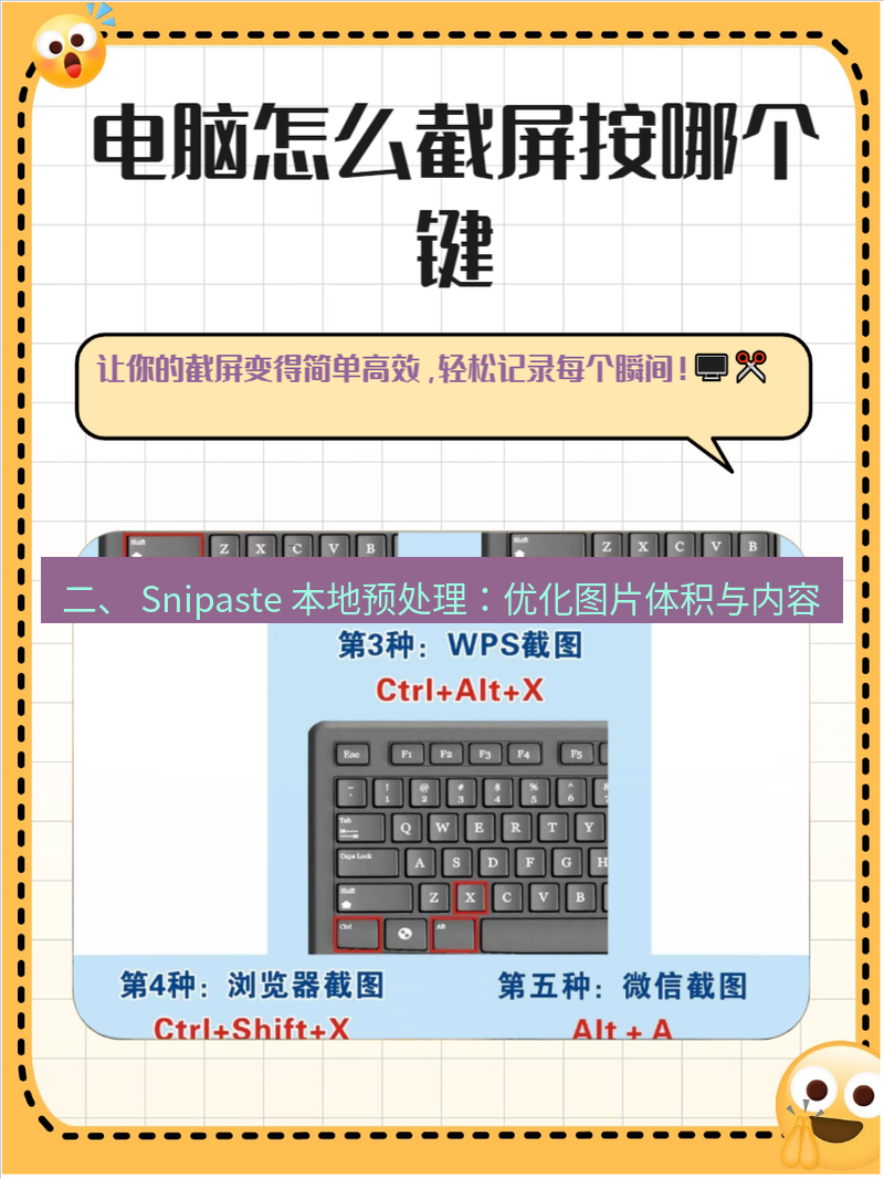 截图工具 二、 Snipaste 本地预处理：优化图片体积与内容