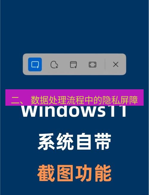 截图工具 二、 数据处理流程中的隐私屏障