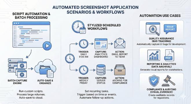 自动化截图应用场景