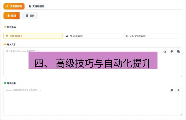 截图工具 四、 高级技巧与自动化提升