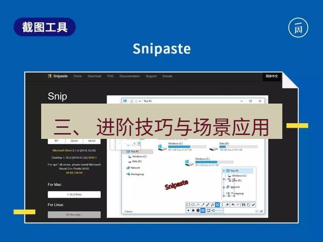 截图工具 三、 进阶技巧与场景应用