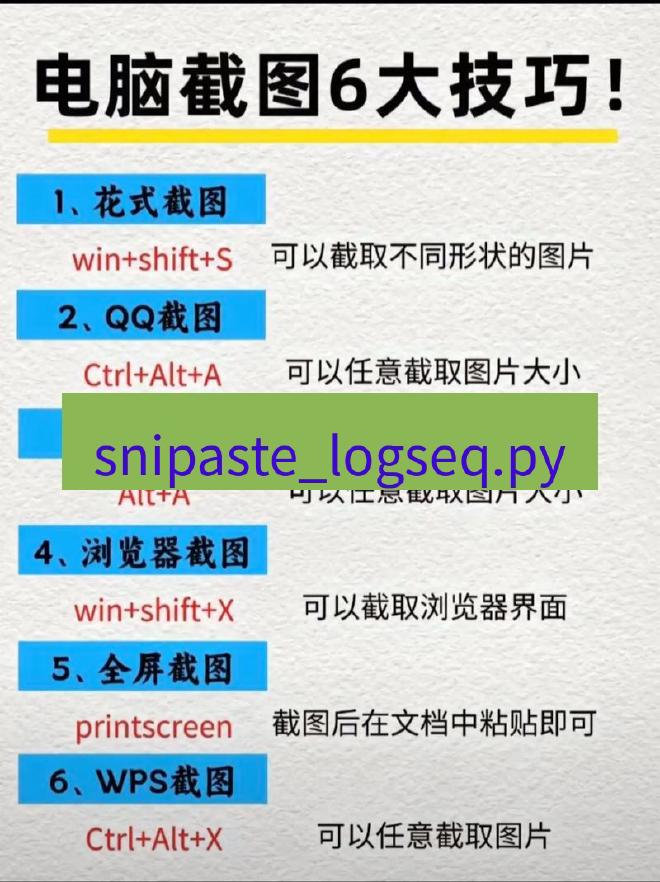 截图工具 snipaste_logseq.py