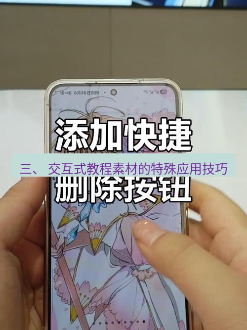 截图工具 三、 交互式教程素材的特殊应用技巧
