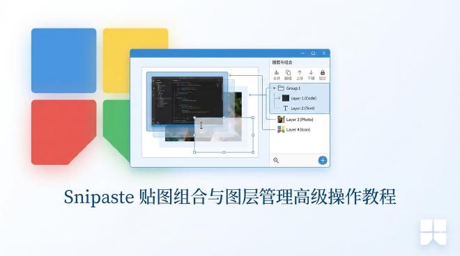 Snipaste 贴图组合与图层管理