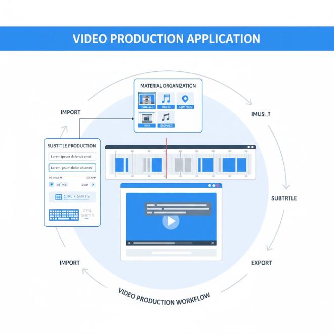 视频剪辑与字幕制作应用场景