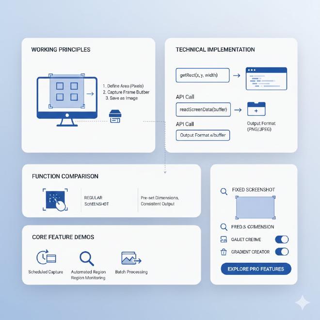 固定截图区域功能核心解析