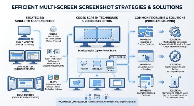 多屏截图策略与问题解决方案