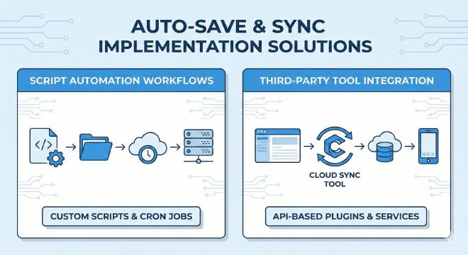 自动保存与同步实现方案