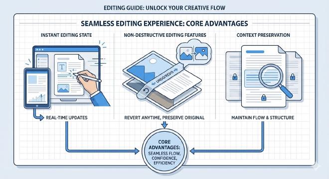 无缝衔接编辑体验核心优势