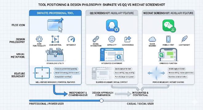 工具定位与设计哲学对比