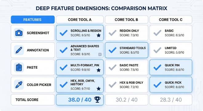 核心功能维度深度对比